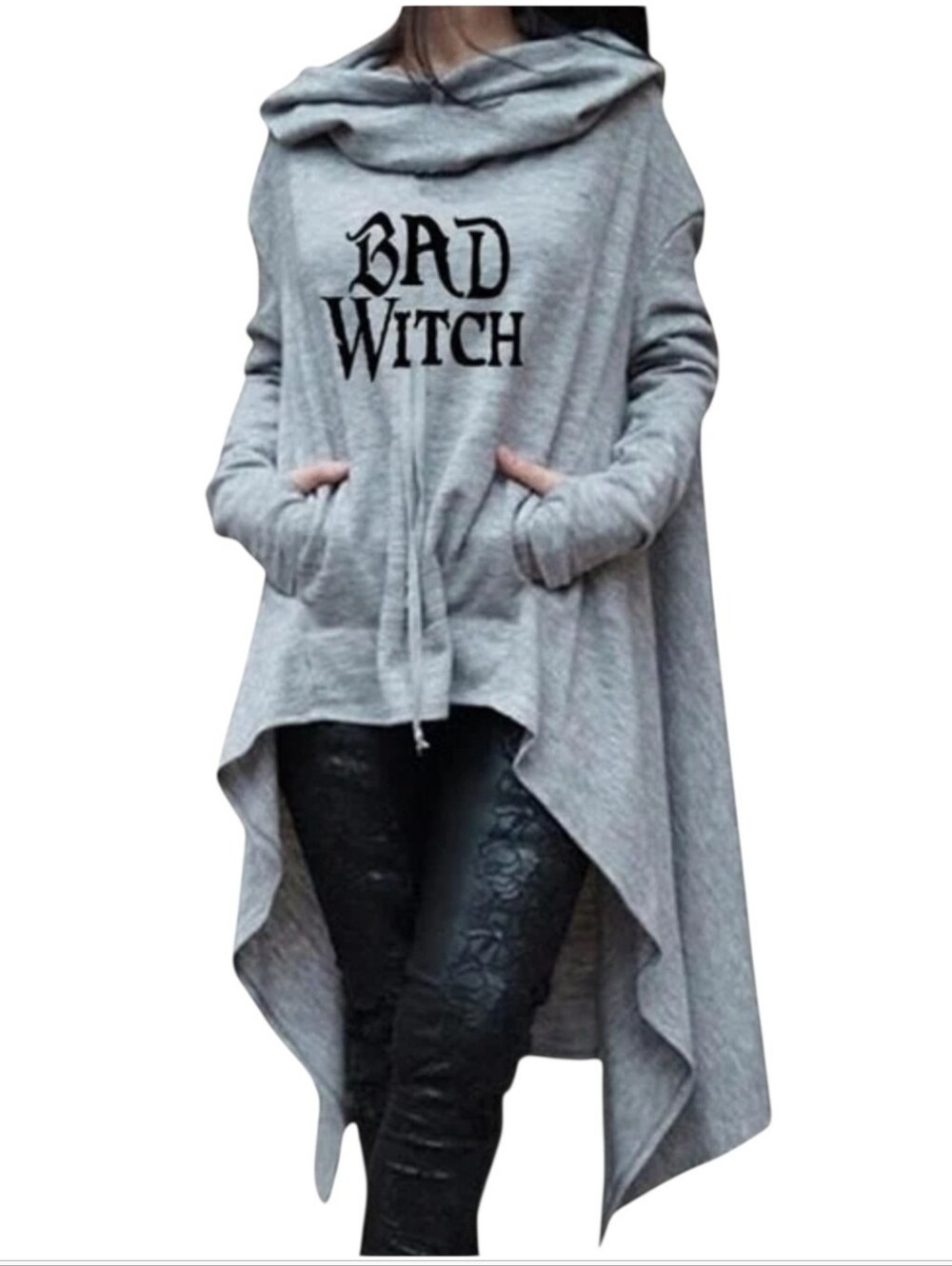 Bad Witch' Oversized Hooded Sweater size Small